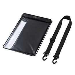 サンワサプライ タブレット防水防塵ケース(スタンド付き・ショルダーベルト付き・10.1型) PDA-TABWPST10BK 【倉庫直送h】【突然終了欠品あり】 4,913円
