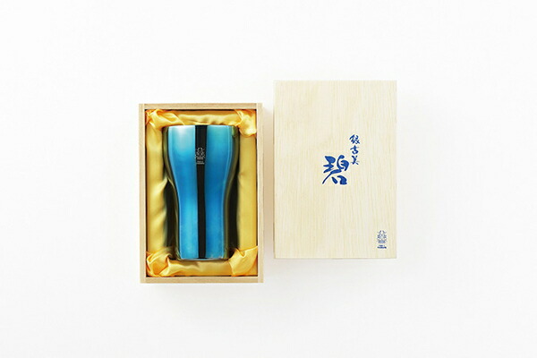 【直送品・大感謝価格】AO-03 ”碧”銀古美（ぎんふるみ） 18-8ステンレスタンブラー・大 約φ75×135mm 約153g 440ml 2019 STAGE GIFT CATALOG 229シリーズ