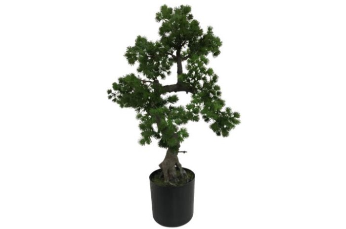 【直送品・大感謝価格 】植物インテリア 五葉松60 AT-55-011 φ350&times;H600 鉢φ160&times;H150 artificial bonsai｜ヘルシー救急ＢＯＸ