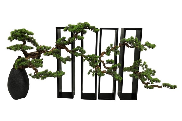 【直送品・大有りがたさ通貨価値 】草木室内装飾 AT-55-029 W1600×D400×H800 artificial bonsai