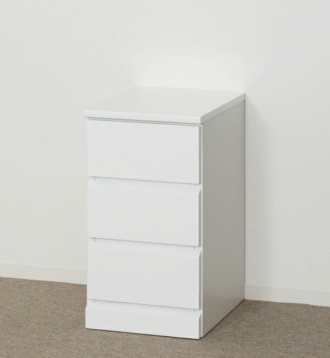 【直送品・大感謝価格】118セレクションカタログ2017 シャイン スリムチェスト3段 23696 W30.5×D40×H54.5cm 完成品