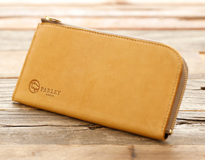 【直送品・ヘルシ価格 】PARLEY エルク L型長財布 FE-57L キャメル/レッドブラウン/レッド/ブラック/カーキ/ネイビー/パープル 14,137円
