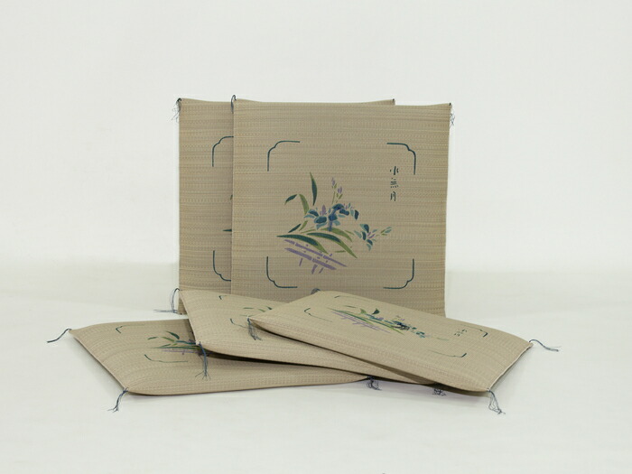 【直送品】い草座布団 水無月 5枚組 HGW 55×55cm い草100％【ヘルシ価格】インテリア 座布団 クッション 夏家具