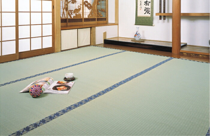 【直送品】高級い草上敷き 糸引織 平安 10畳サイズ 348×440cm 国産い草100％【ヘルシ価格】インテリア カーペット マット ラグ 夏インテリア