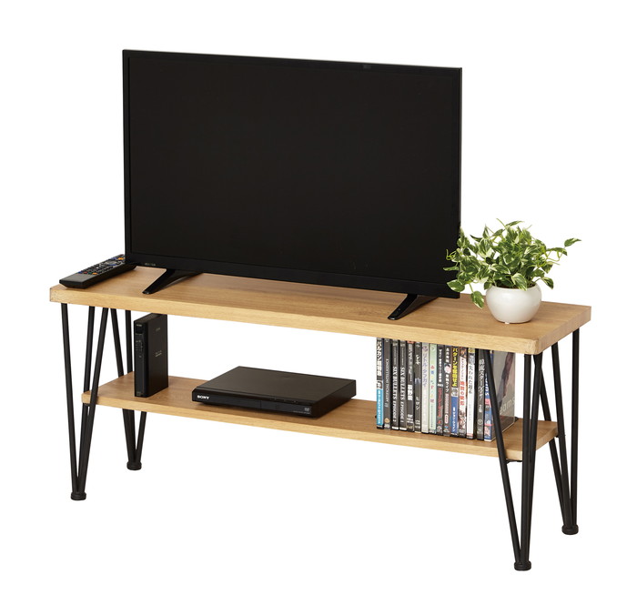 【直送品】アートテレビ台 W105 モダンナチュラル 62217 W105&times;D29.5&times;H45cm KUROSHIO SELECTION 2021【ヘルシ価格】インテリア 家具 収納家具 テレビ台・ローボード｜ヘルシー救急ＢＯＸ 9,840円
