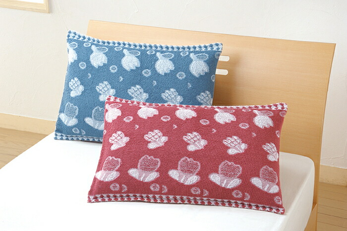 楽天市場】【直送品】ボリュームタオル枕カバー 2色組 35×50cm ワイン