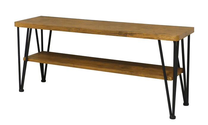 【直送品】アートテレビ台 W105 62218 ヴィンテージブラウン W105&times;D29.5&times;H45cm Kuroshio Selection 2022【ヘルシ価格】インテリア 家具 収納 収納家具 テレビ台 ローボード｜ヘルシー救急ＢＯＸ 10,250円