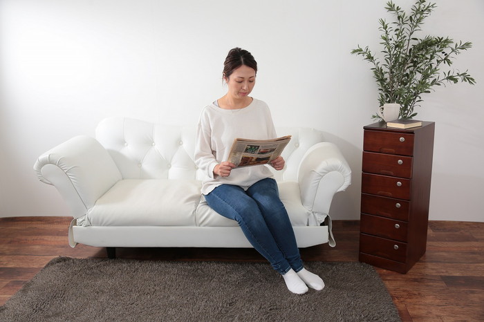 【直送品】全段カギ付きリビングチェスト 6段 ブラウン TIK-266 幅26×奥行き35×高さ78cm【ヘルシ価格】インテリア 収納 収納家具 タンス チェスト