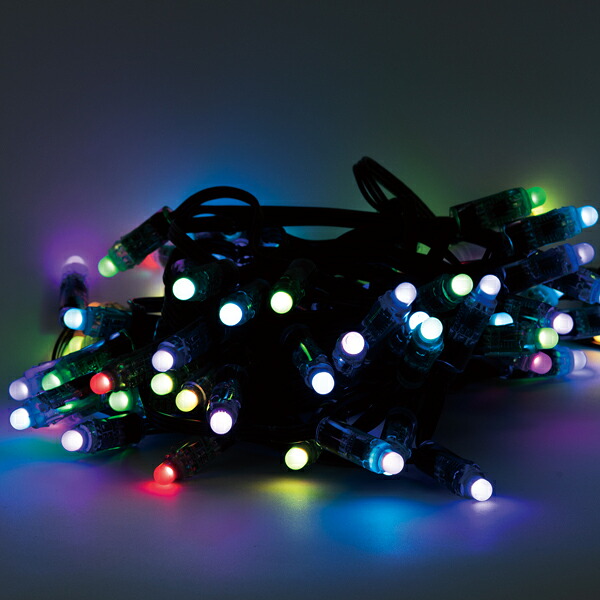 【直送品】LEDストリングスRGB プロ EF-PLRGB３-45-54M-12V 10.3m 屋外仕様【ヘルシ価格】エクステリア ガーデンファニチャー ライト イルミネーション