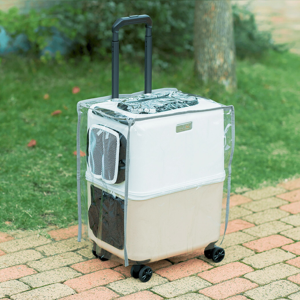 ペットキャリー　ico PETiCO 　Ｍサイズ　レインカバー付き 楽天市場】ペットキャリー用レインカバー PETiCO iCO Mサイズ用 3901-M