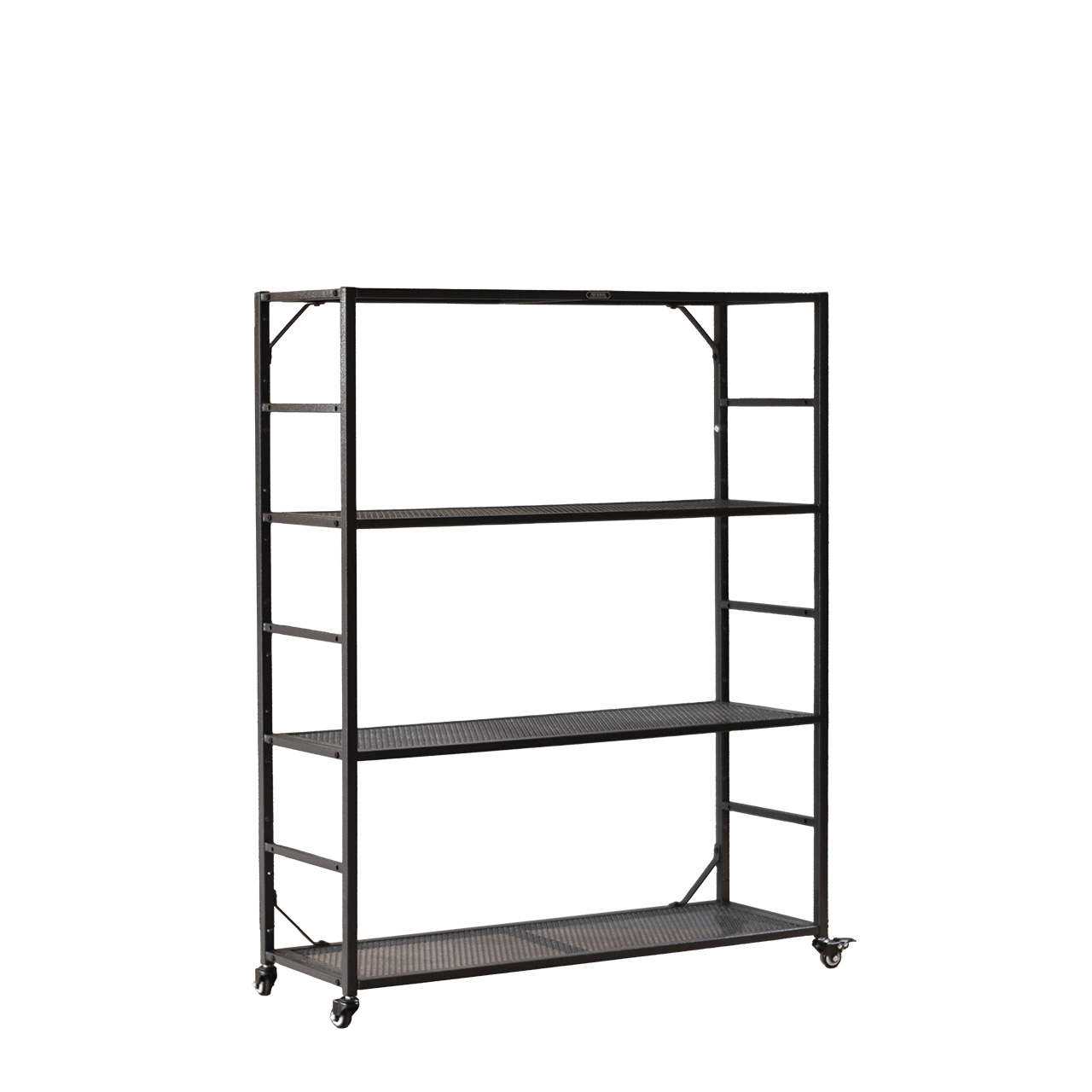 【直送品】ライトウェイトアイアンメッシュシェルフ 4段 982450019 w1020×d340×h1260mm POST GENERAL ISSUE010【ヘルシ価格】インテリア 収納 収納家具 ラック 棚 シェルフ|ヘルシー救急BOX