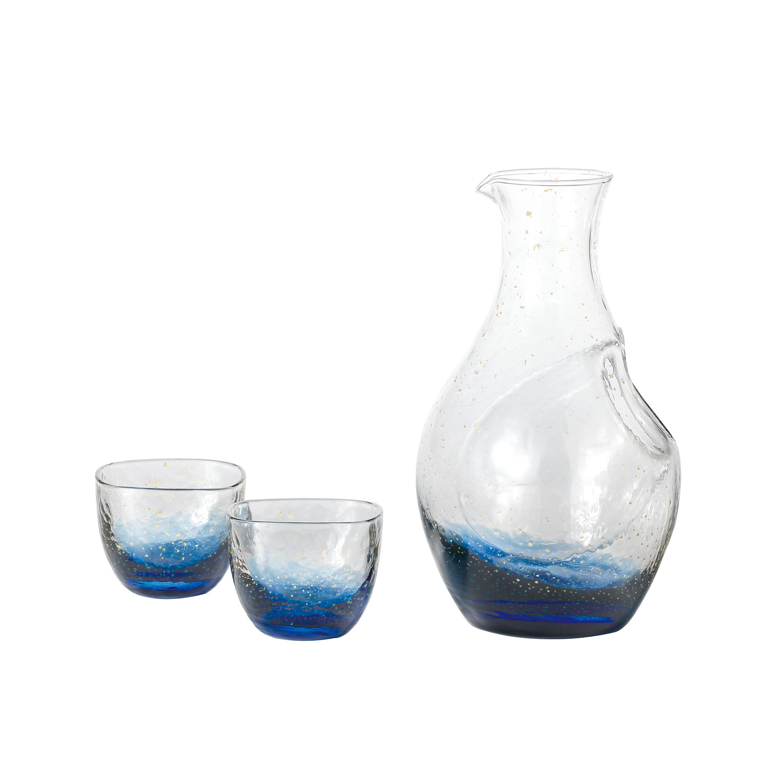【直送品】八千代窯冷酒セット G641-M81 江戸硝子 八千代 冷酒カラフェ1個＋冷酒杯2個 東洋佐々木ガラス【ヘルシ価格】キッチン用品 食器 グラス 酒器 盃 杯 日本酒グラス ガラス製品 ハンドメイド｜ヘルシー救急ＢＯＸ