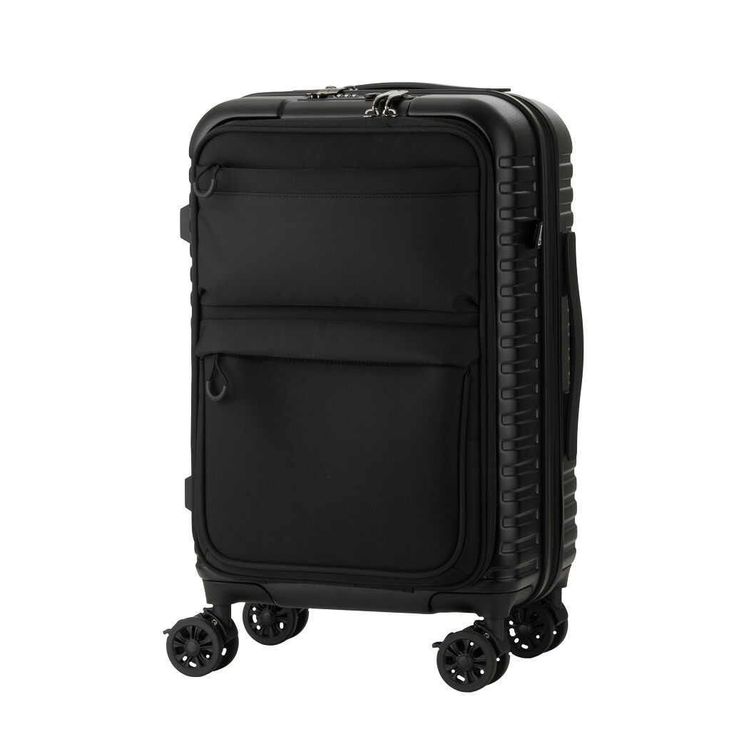 【直送品】LW4500 SOFTARD スーツケース 4500-47 47×32×25(+3)cm 3.3kg 34(38)L ブラック/グレー/アイボリー【ヘルシ価格】スーツケース キャリーバッグ 旅行 トラベル お出かけ かばん 持ち物|ヘルシー救急BOX