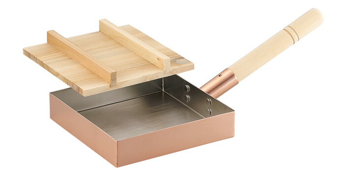 【直送品】本職用玉子焼き18cm(木蓋付) CNE117 15392 4995284500789 （180×180）×390×115mm 908g 2026 STAGE GIFT CATALOG【ヘルシ価格】キッチン用品 調理器具 フライパン 卵焼き器