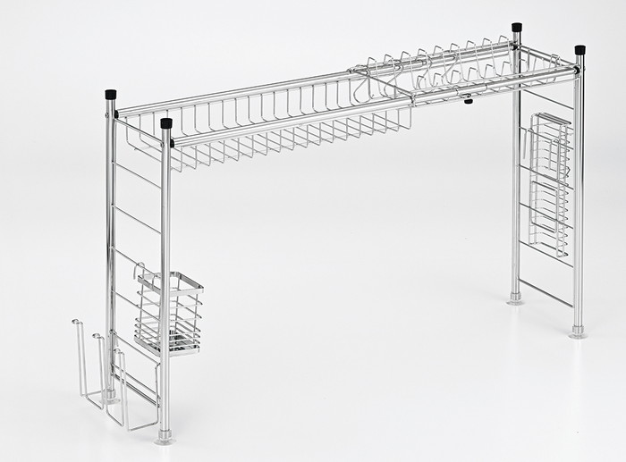 【直送品】シンク上水切りラック デラックス SUM-06 557180 4900634102711 560～980×200×470mm 1,580g 2026 STAGE GIFT CATALOG【ヘルシ価格】キッチン用品 キッチン整理用品 水切りラック シンク回り 台所