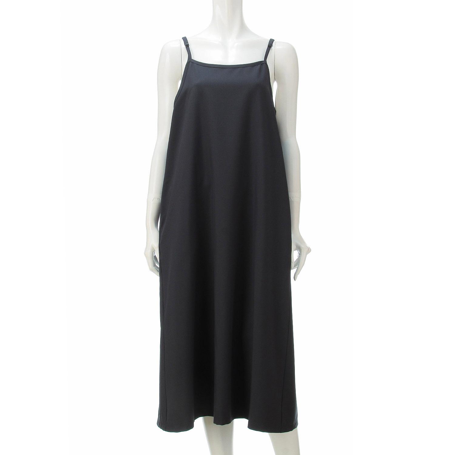 【直送品 北海道九州沖縄離島不可】LAPIS ROUGE 肩紐ジャンパースカート ダークグレー F(フリー)【返品キャンセル不可】