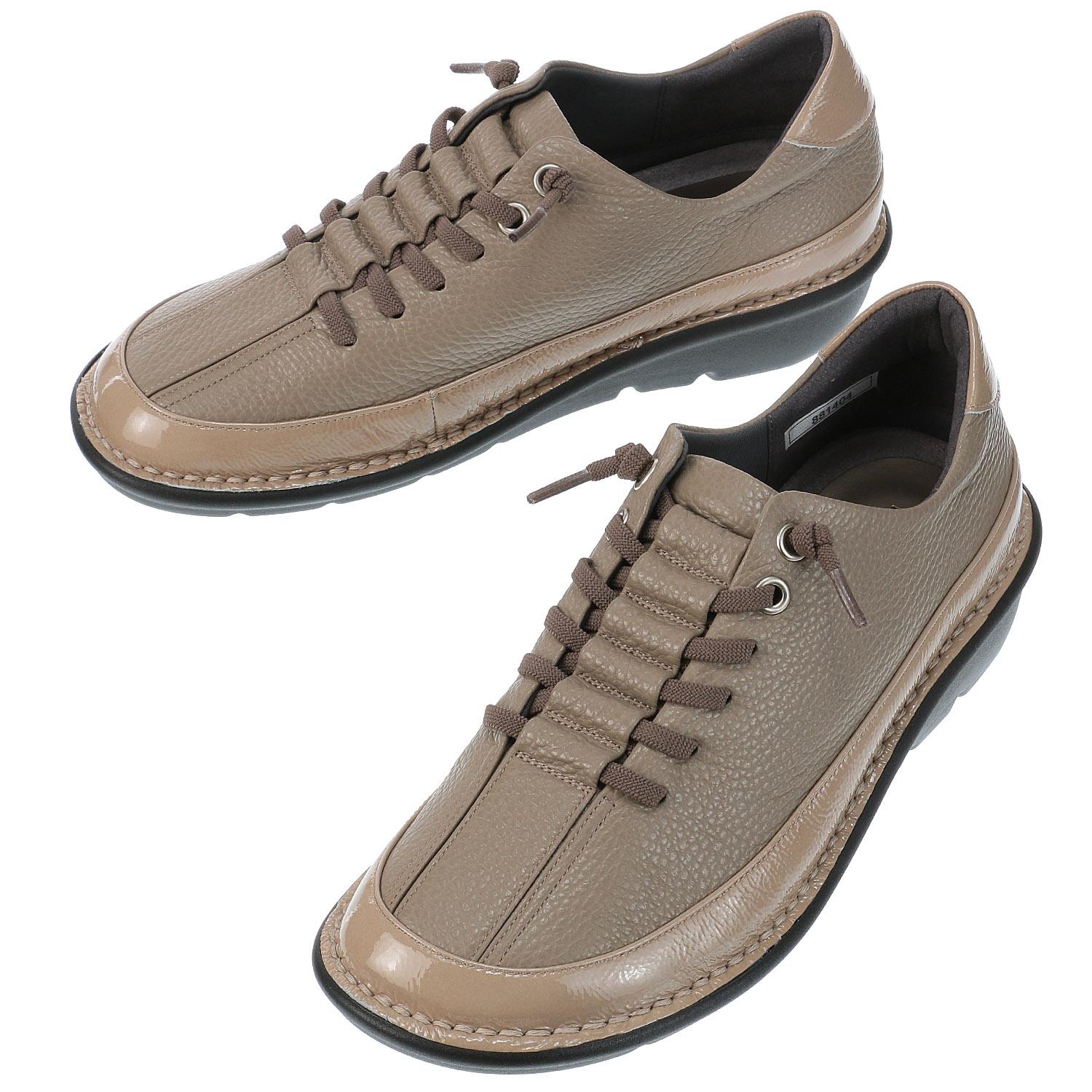 【直送品 北海道九州沖縄離島不可】【2025AW 新商品】 Monet タウンカジュアルシューズ881404 トープ 22.5CM カラー:トープ サイズ:22.5CM【返品キャンセル不可】