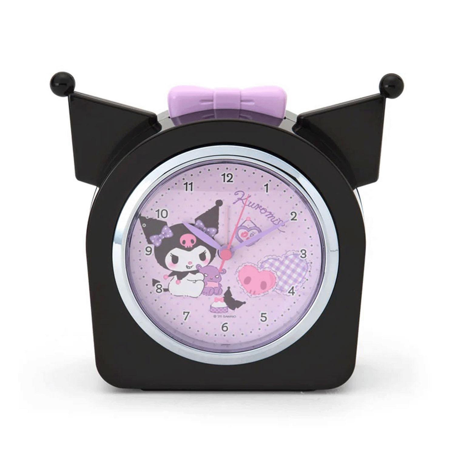【直送品 北海道九州沖縄離島不可】サンリオ(SANRIO) 目覚まし時計 クロミ ABS樹脂 ライト付き 306720【返品キャンセル不可】