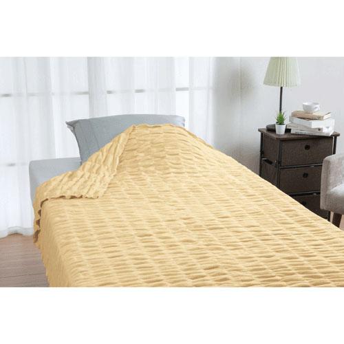 【直送品 北海道九州沖縄離島不可】[Romance Kosugi] ブランケット・毛布 1-3430-6100-2010 クリーム 140X200cm【返品キャンセル不可】