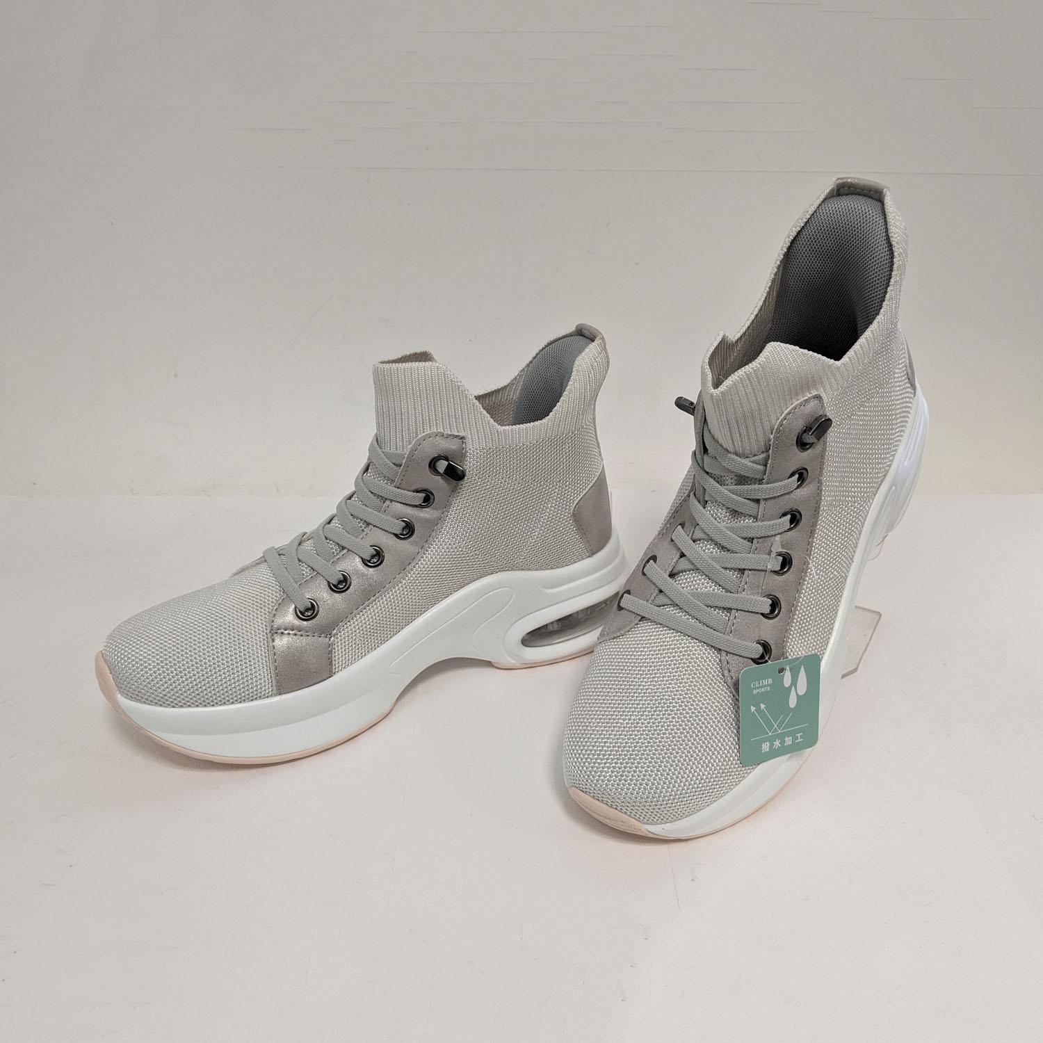 【直送品 北海道九州沖縄離島不可】CLIMB FOOT SLIDEZ 撥水産業ハイカットスニーカー 象牙色 22.5コマーシャル【返品取り止める不可】