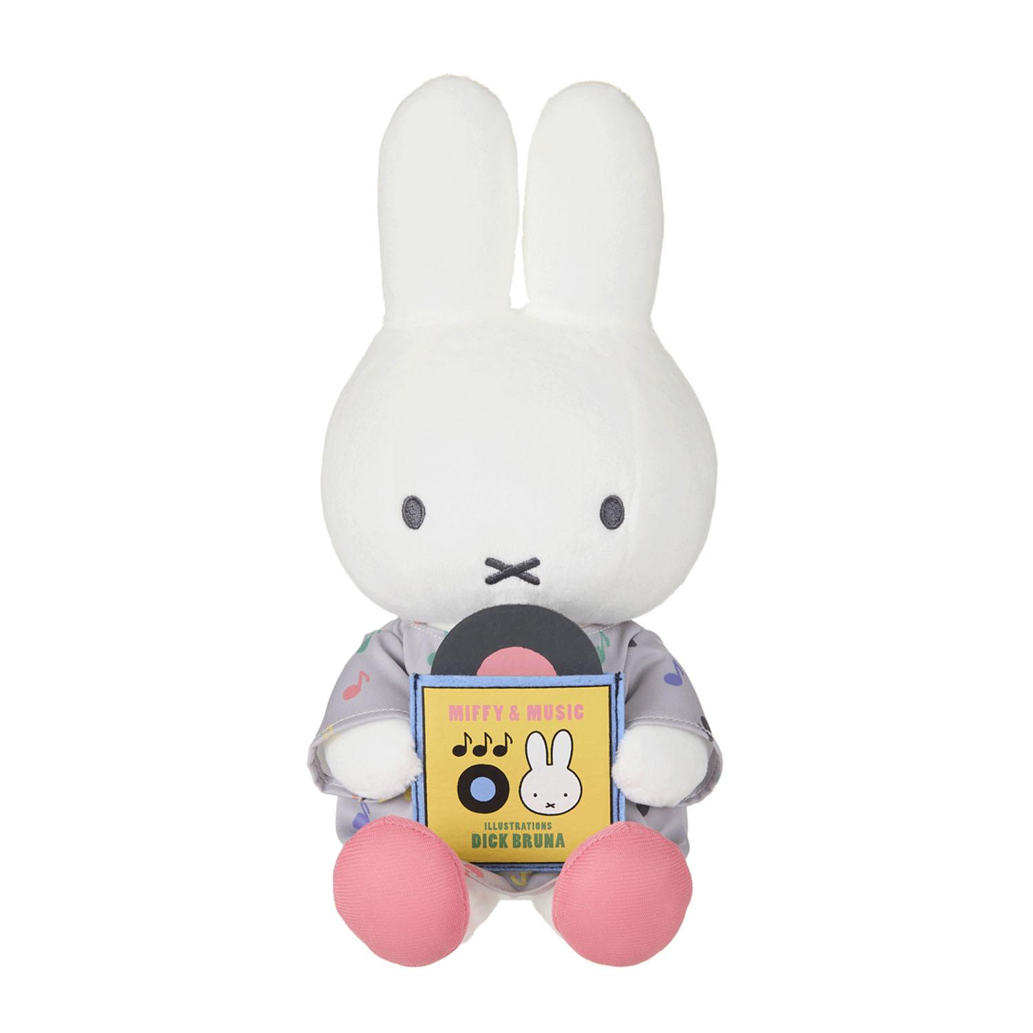 【直送品 北海道九州沖縄離島不可】セキグチ ミッフィー ぬいぐるみ 608744 MIFFY&MUSIC Miffy ディックブルーナ【返品キャンセル不可】