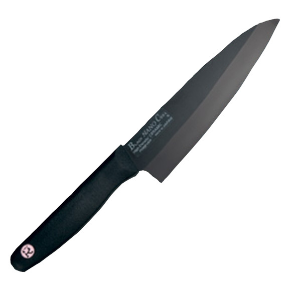 大感謝価格 ブラックナノセラ包丁160mm ＢＮＣ-16 直送品。代引・・同梱・返品・キャンセル・割引不可 銀抗菌セラミック包丁