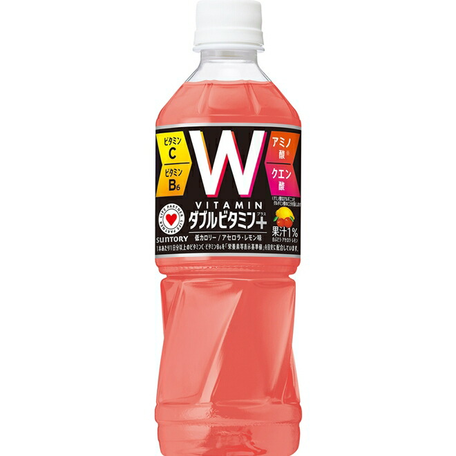 高品質 シトリン多面カットダブルポイントNo.1907 楽天市場】サントリー ダカラ W ダブルビタミン 【500ml×48本(2ケース