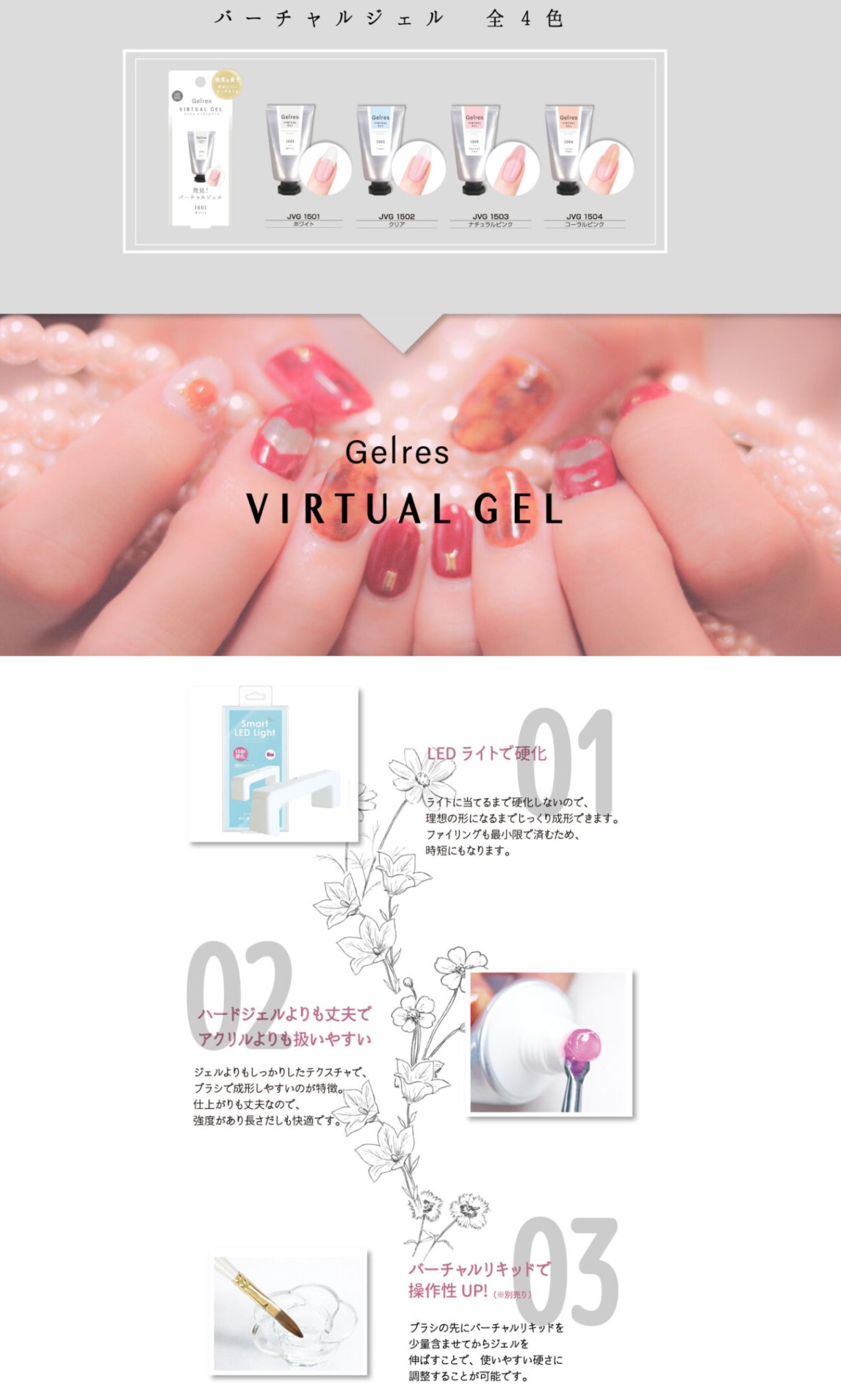 6個セット Stジェリス バーチャルジェルチップ型モールド Jvg800 10サイズx各10個 X 6 割引不可品 フォームの代わりに ネイルグッズ septicin Com