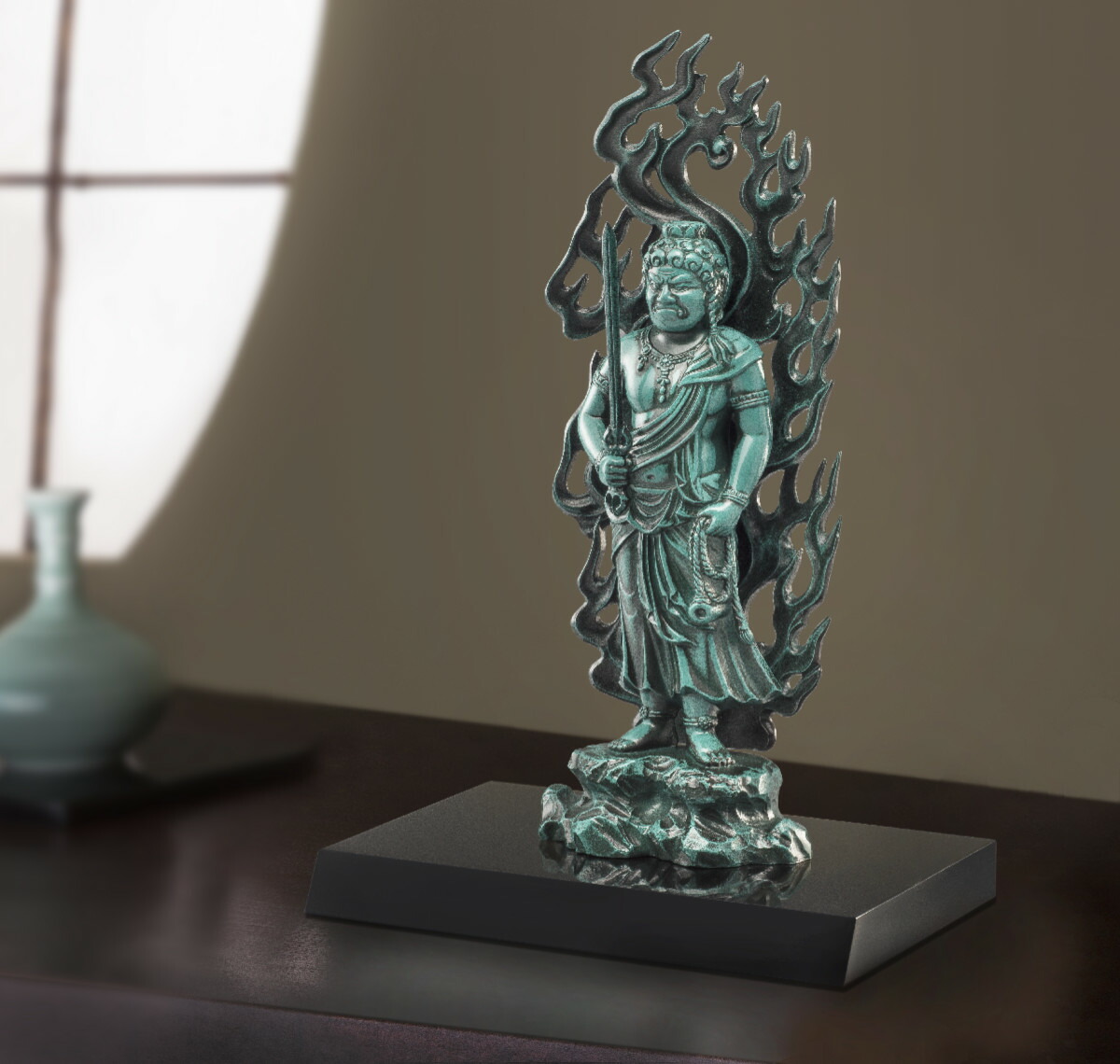 楽天市場】織田幸銅器 聖徳太子像 214-04 置物 インテリア オブジェ