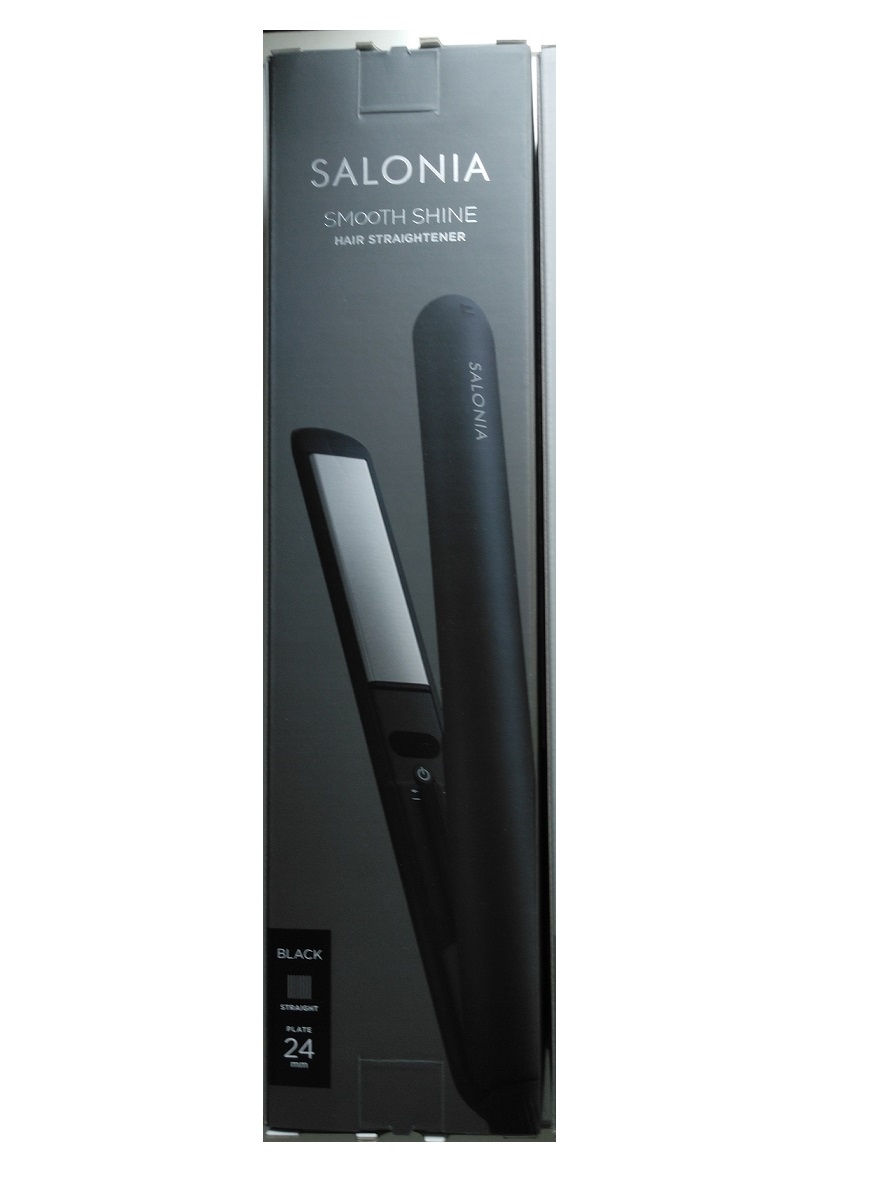 サロニア SAL23105BK スムースシャイン ヘアアイロン 24mm SALONIA サロニア スムースシャイン ストレート ヘアアイロン