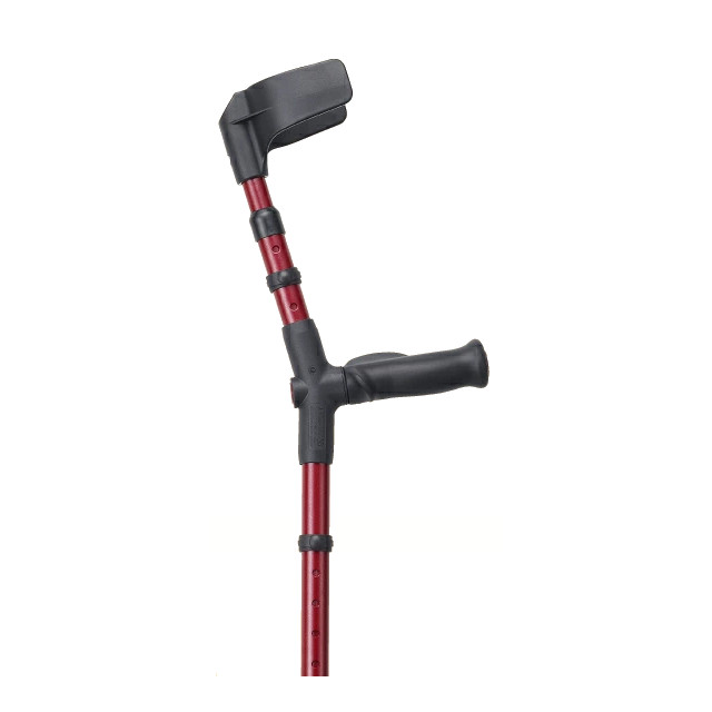 【倉庫直送h】オッセンベルグ オールニーズクラッチ O型レッド 右 （突然の欠品終了あり、返品キャンセル不可品）敬老の日のプレゼントに つえ 杖 ステッキ　リハビリ