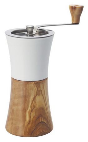 【バス発着場直送h】HARIO セラミックコーヒーミル 材木 MCWN-2-OV コーヒー・お茶用品-手挽きコーヒーミル-キッチン用品・食器・調理器具