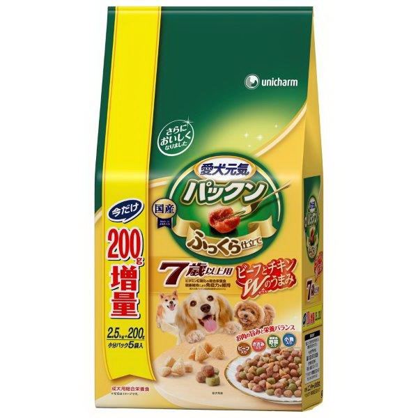 【大有りがたさ通貨価値】【4個仕掛ける】ゲインズ パックン 7歳からの愛犬用 2.5kg