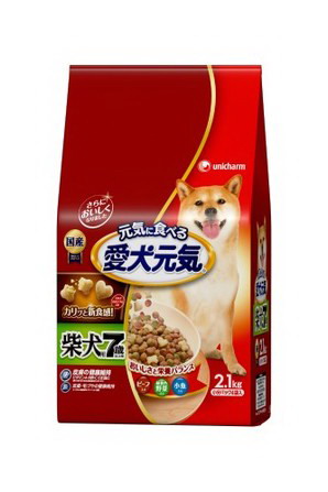 【大有りがたさ通貨価値】【4個仕掛ける】愛犬甲斐甲斐しい 柴犬用 7歳以上用 2.1kg×4個