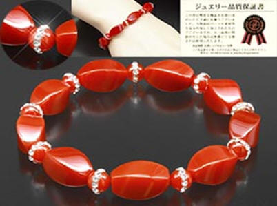 楽天市場】赤メノウブレスレット アクセサリー 開運グッズ
