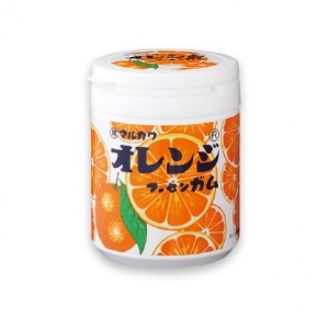 【直送品】【48個セット】オレンジマーブルガム ボトル 130gx48個セット【ヘルシ価格】【返品キャンセル不可品】 食品 スイーツ マーブルガム オレンジ味|ヘルシー救急BOX