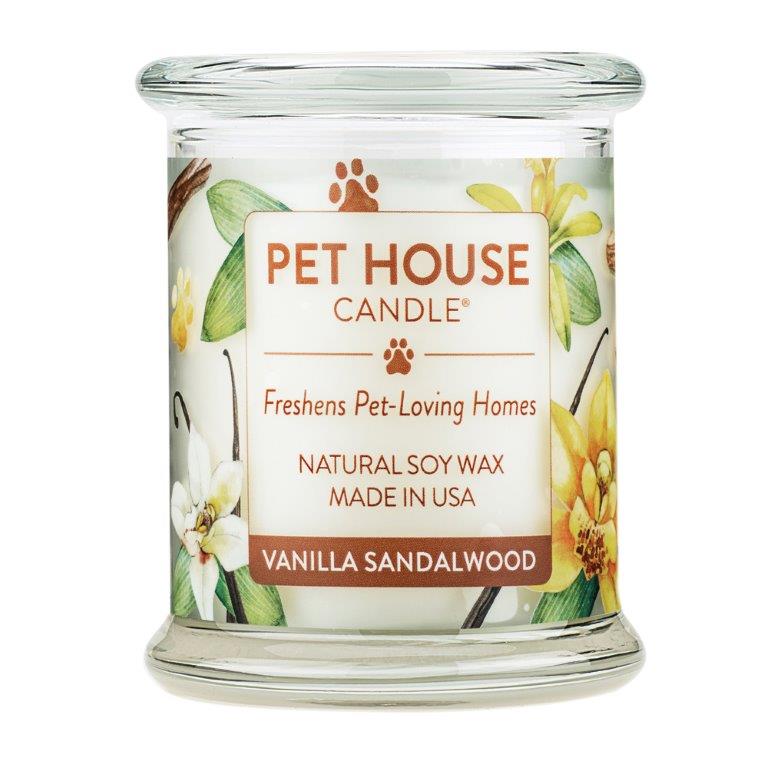 【3個セット】PET HOUSE キャンドル L バニラサンダルウッド 1個x3個セット【ヘルシ価格】 キャンドル アロマ ペット 消臭 犬 猫 ペット用品 部屋 香り