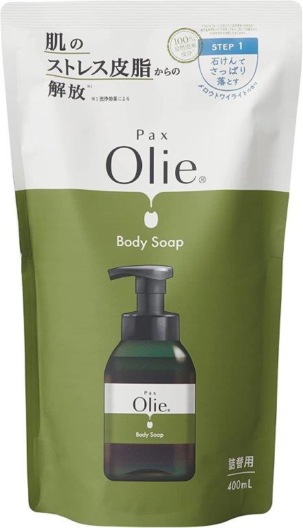 【12個仕掛ける】PAX Olie パックスオリー 上半身石ケン詰替用 400mlx12個仕掛ける【直送品】【ヘルシ必要経費】 上半身石ケン かざり付ける品 上半身世話をする 100％気どらずに謂われ因縁構成要素 肌に分かりやすい