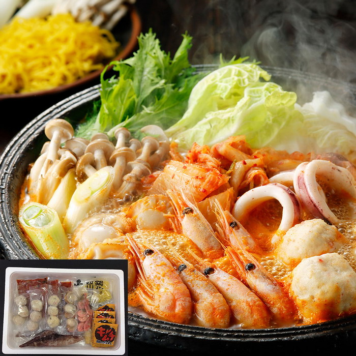 【直送】【北海道沖縄離島不可】北海道 海鮮キムチ鍋 B【ヘルシ価格】 食品 海鮮キムチ鍋 韓国白菜キムチ使用 かに入つみれ えび入つみれ とりごぼうつみれ セット