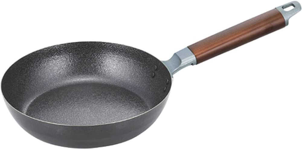 【倉庫直送品】下村企販 窒化加工鉄フライパン 22cm 35712【割引不可品】 キッチン用品 調理器具 フライパン 鉄 窒化加工