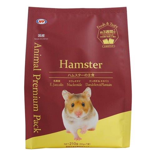 【24個仕掛ける】Animal Premium Pack ハムスター 210g（30g×7）x24個仕掛ける【ヘルシ必要経費】 愛玩動物グッズ 小毛の荒物 食料雑貨類 エサ 滋養分付け足し ハムスター用 組み入れる滋養分食