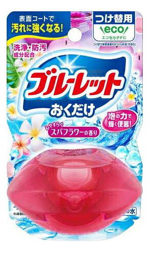 【48個セット】液体ブルーレットおくだけつけ替用 スパフラワーの香り 70mlx48個セット【ヘルシ価格】【返品キャンセル不可】 洗剤 トイレ用洗剤 芳香 洗浄 防汚成分配合