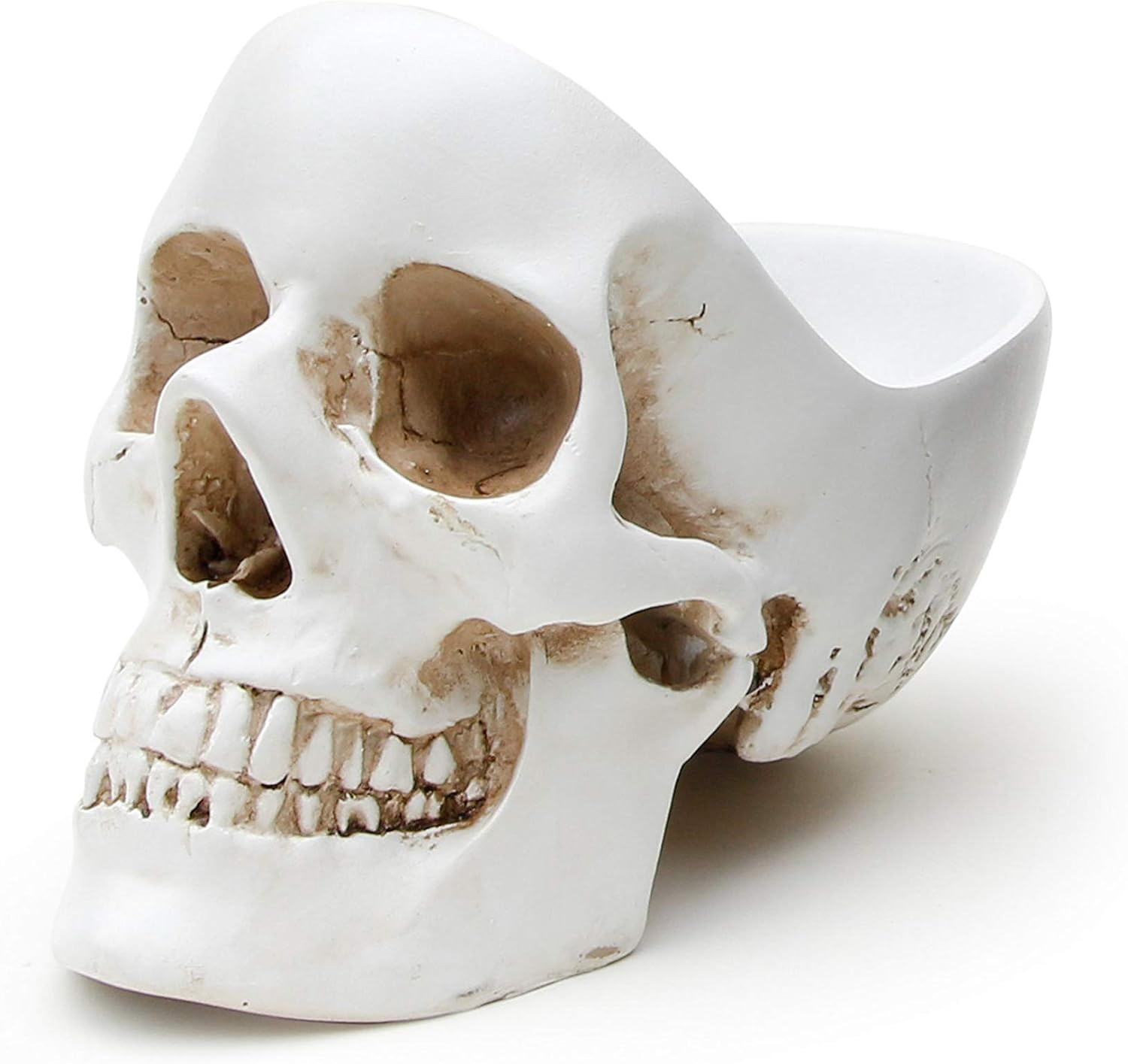SUCK UK サックユーケー スカル 原材料 タイディ 白いこと 小入れもの Skull Stuff Tidy White【バス発着場直送】 お盆 お盆 小入れもの 鍵置き 納める 眼鏡照明ランプ 受話器照明ランプ
