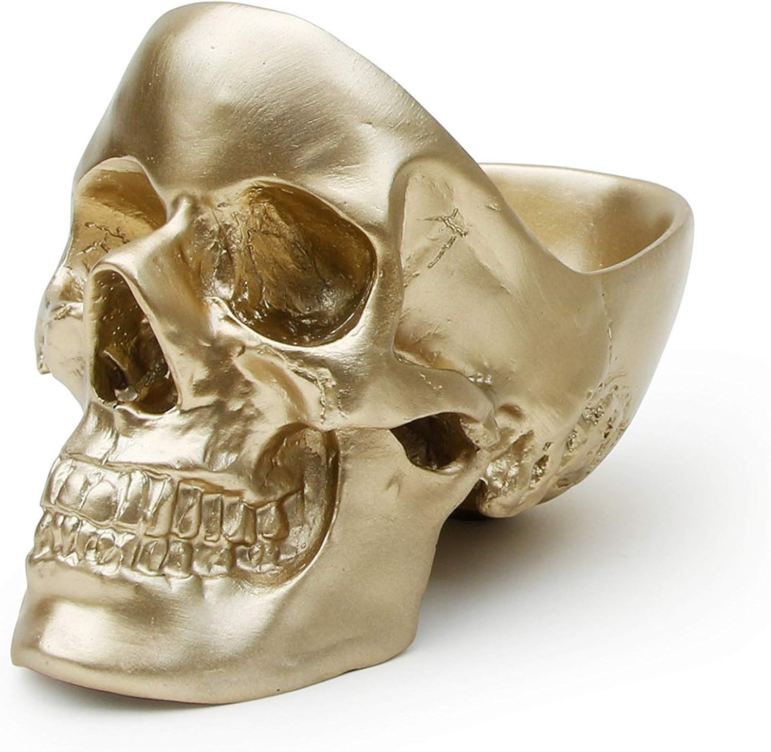 SUCK UK サックユーケー スカル 原材料 タイディ ゴールド 小入れもの Skull Stuff Tidy Gold【バス発着場直送】 お盆 お盆 小入れもの 鍵置き 納める 眼鏡照明ランプ 受話器照明ランプ