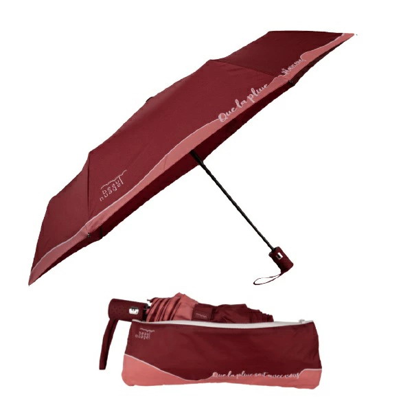 Beau Nuage ボー・ニュアー L’AUTOMATIQUE オートマティック 自動開閉折り畳み傘 Garnet Red【倉庫直送】 ワンタッチ 折りたたみ傘 自動開閉 雨傘 日傘 撥水速乾 男女兼用