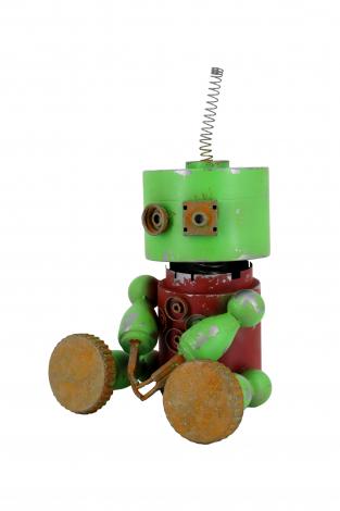 東洋石創 ロボット 46001【倉庫直送h】 インテリア 小物 置物 ガーデニング エクステリア｜ヘルシー救急ＢＯＸ