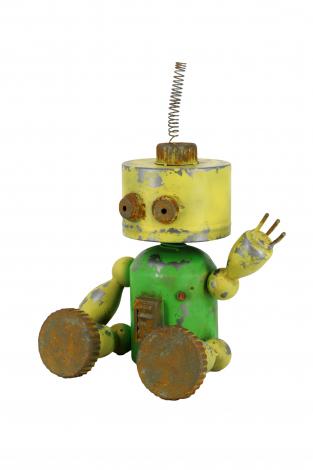 東洋石創 ロボット 46004【倉庫直送h】 インテリア 小物 置物 ガーデニング エクステリア｜ヘルシー救急ＢＯＸ