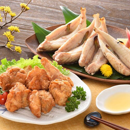 【直送品】「関とら本店」 レンジで簡単ふく唐揚げとふく一夜干し詰合せ （ふぐ唐揚げ80g×2、ふぐ一夜干し80g×2） ふく ふぐ フグ からあげ から揚げ