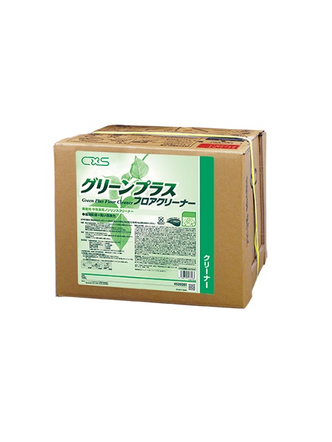 グリーンプラスフロアクリーナー 18L【倉庫直送h】 清掃用品 床用 洗剤 中性 クリーナー 低臭 低発泡性 無リン