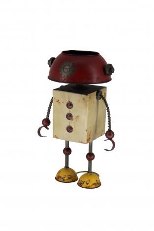 東洋石創 フラワーポット ロボット 81775【倉庫直送h】 フラワーポット プランター フラワーベース ガーデン 置物 オブジェ オーナメント